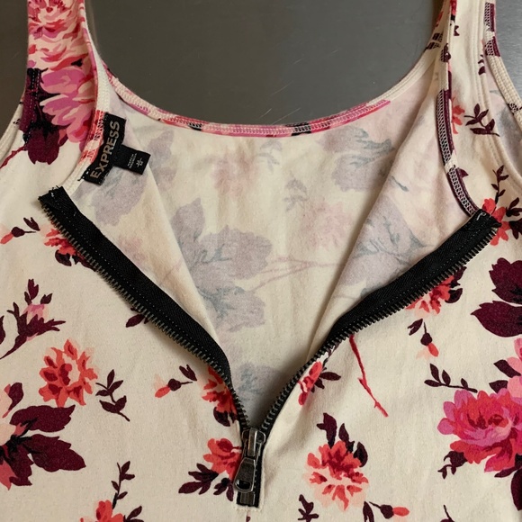 Express Floral Peplum Shirt - Picture 6 of 7